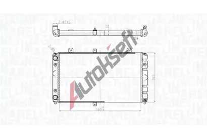 MAGNETI MARELLI Chladi� vody MAG 350213181400, 350213181400