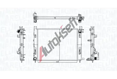 MAGNETI MARELLI Chladi vody MAG 350213182100, 350213182100