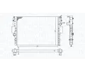 MAGNETI MARELLI Chladi vody MAG 350213183800, 350213183800