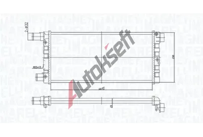 MAGNETI MARELLI Chladi vody MAG 350213185200, 350213185200