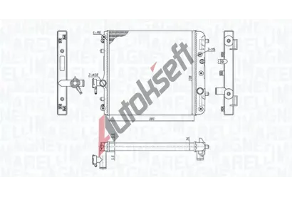 MAGNETI MARELLI Chladi� vody MAG 350213186100, 350213186100