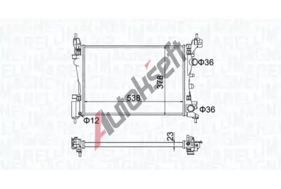 MAGNETI MARELLI Chladi vody MAG 350213186700, 350213186700