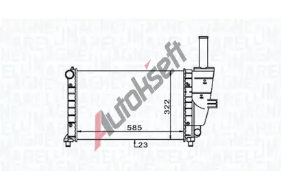 MAGNETI MARELLI Chladi vody MAG 350213187100, 350213187100