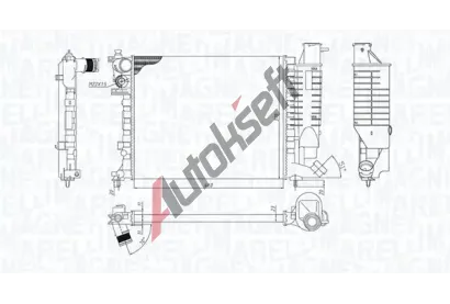 MAGNETI MARELLI Chladi vody MAG 350213188500, 350213188500