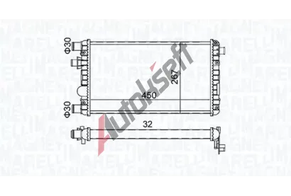 MAGNETI MARELLI Chladi vody MAG 350213191300, 350213191300
