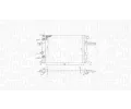 MAGNETI MARELLI Chladi vody MAG 350213192800, 350213192800