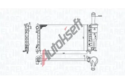 MAGNETI MARELLI Chladi vody MAG 350213194200, 350213194200