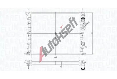 MAGNETI MARELLI Chladi vody MAG 350213194700, 350213194700