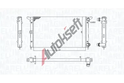 MAGNETI MARELLI Chladi vody MAG 350213194900, 350213194900