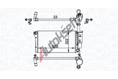 MAGNETI MARELLI Chladi vody MAG 350213196200, 350213196200