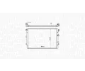 MAGNETI MARELLI Chladi� vody MAG 350213196800, 350213196800