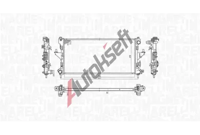 MAGNETI MARELLI Chladi vody MAG 350213198200, 350213198200