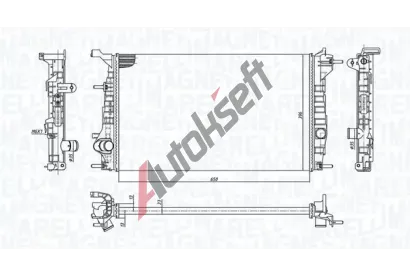 MAGNETI MARELLI Chladi vody MAG 350213199200, 350213199200