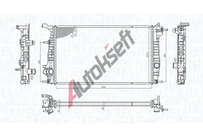 MAGNETI MARELLI Chladi vody MAG 350213200600, 350213200600
