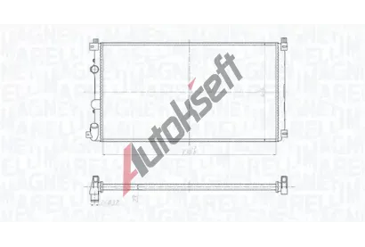 MAGNETI MARELLI Chladi� vody MAG 350213209500, 350213209500