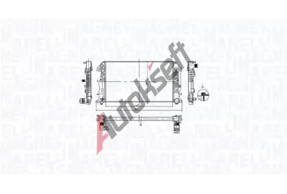 MAGNETI MARELLI Chladi vody MAG 350213212600, 350213212600