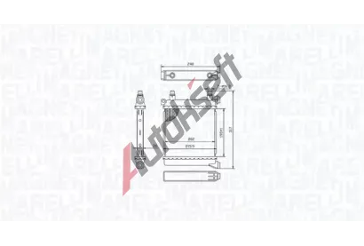 MAGNETI MARELLI Chladi vody MAG 350213214500, 350213214500