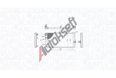 MAGNETI MARELLI Chladi vody MAG 350213214600, 350213214600