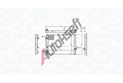 MAGNETI MARELLI Chladi vody MAG 350213214700, 350213214700