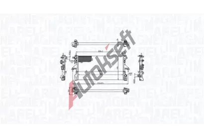 MAGNETI MARELLI Chladi vody MAG 350213216700, 350213216700