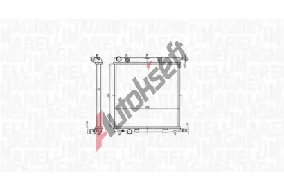 MAGNETI MARELLI Chladi vody MAG 350213819000, 350213819000