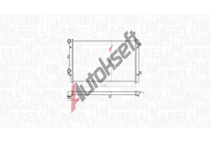 MAGNETI MARELLI Chladi� vody MAG 350213852000, 350213852000