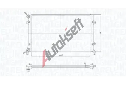 MAGNETI MARELLI Chladi vody MAG 350213853000, 350213853000