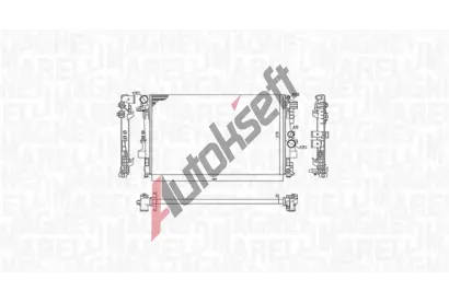 MAGNETI MARELLI Chladi vody MAG 350213955000, 350213955000