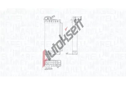 MAGNETI MARELLI Vmnk tepla vnitnho vytpn MAG 350218436000, 350218436000
