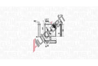 MAGNETI MARELLI Vmnk tepla vnitnho vytpn MAG 350218442000, 350218442000
