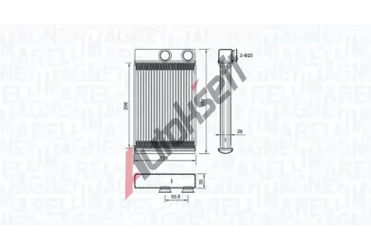 MAGNETI MARELLI Vmnk tepla vnitnho vytpn MAG 350218478000, 350218478000