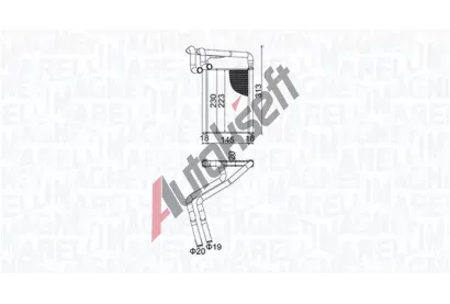 MAGNETI MARELLI Vmnk tepla vnitnho vytpn MAG 350218488000, 350218488000