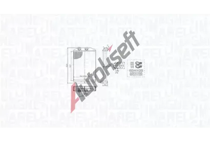 MAGNETI MARELLI Vmnk tepla vnitnho vytpn MAG 350218519000, 350218519000