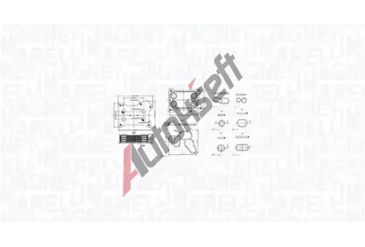 MAGNETI MARELLI Chladi oleje MAG 350300001300, 350300001300