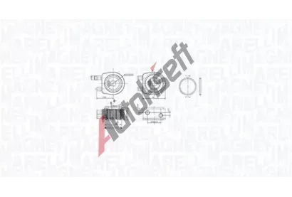 MAGNETI MARELLI Chladi oleje MAG 350300001900, 350300001900