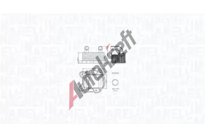 MAGNETI MARELLI Chladič oleje MAG 350300002000, 350300002000 MAGNETI MARELLI Chladič oleje MAG 350300002000, 350300002000