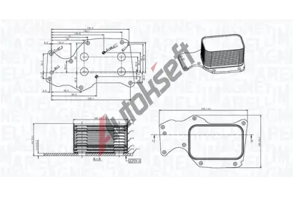 MAGNETI MARELLI Chladi oleje MAG 350300004400, 350300004400