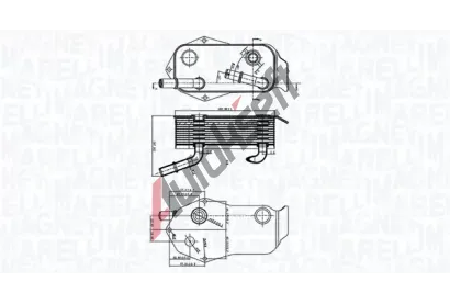 MAGNETI MARELLI Chladi� oleje MAG 350300004800, 350300004800