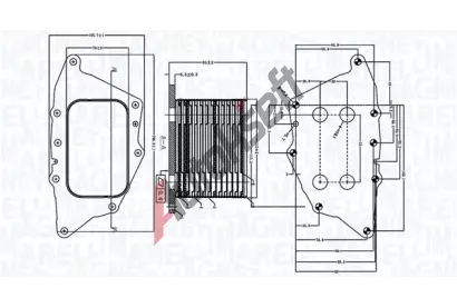 MAGNETI MARELLI Chladi oleje MAG 350300005000, 350300005000