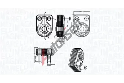 MAGNETI MARELLI Chladi� oleje MAG 350300005500, 350300005500