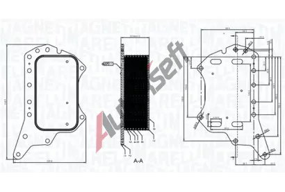 MAGNETI MARELLI Chladi� oleje MAG 350300005900, 350300005900