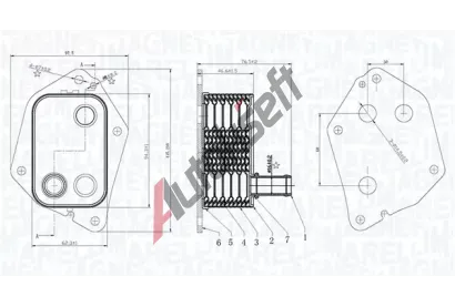 MAGNETI MARELLI Chladi oleje MAG 350300006000, 350300006000