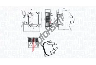 MAGNETI MARELLI Chladi� oleje MAG 350300006200, 350300006200