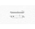 MAGNETI MARELLI Chladič vzduchu intercooler MAG 351319204290, 351319204290