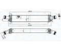 Chladi vzduchu intercooler MAGNETI MARELLI ‐ MAG 351319204430