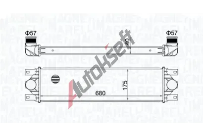 MAGNETI MARELLI Chladi� vzduchu intercooler MAG 351319204780, 351319204780