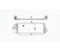 MAGNETI MARELLI Chladi vzduchu intercooler ‐ MAG 351319205020