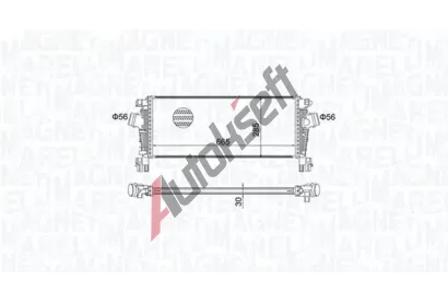 MAGNETI MARELLI Chladi vzduchu intercooler MAG 351319205070, 351319205070