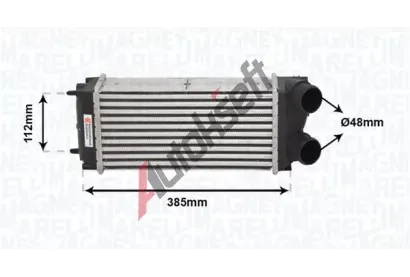 MAGNETI MARELLI Chladi vzduchu intercooler MAG 351319205090, 351319205090
