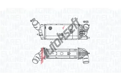 MAGNETI MARELLI Chladi vzduchu intercooler MAG 351319205120, 351319205120